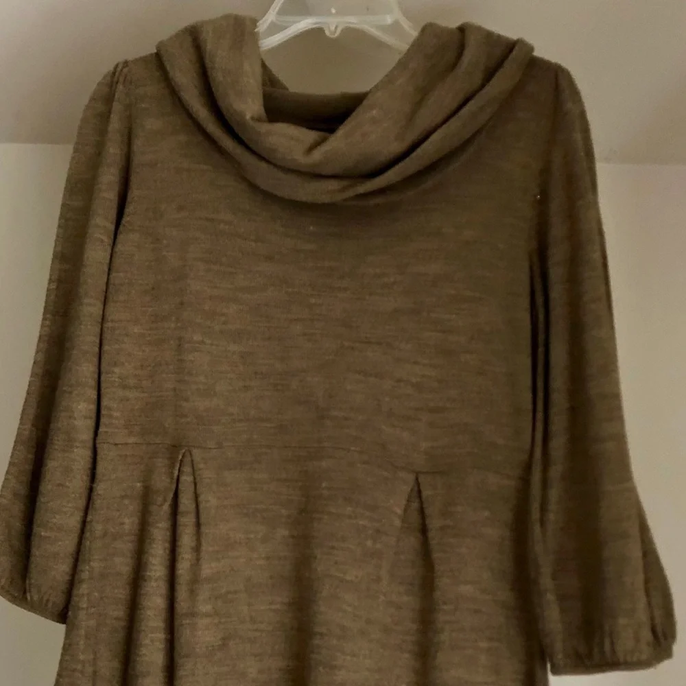 AB Studio Cowl Neck Sweater Dress - Picture 3 of 7